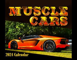 2024 Muscle Cars Wall Photo Calendar