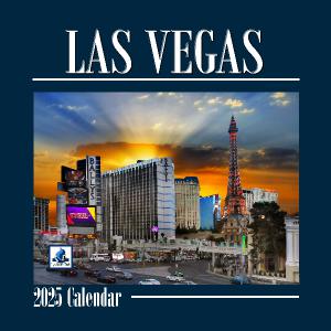 2025 Las Vegas  SQ Wall Calendar