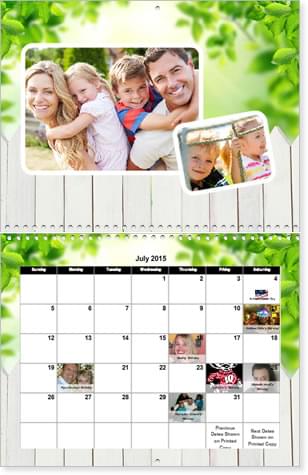 kids photo calendars
