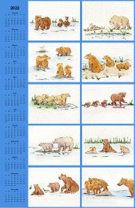 Sows and Cubs of 2021 Poster Calendar for 2022