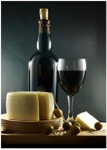 Wine, Cheese and Olives