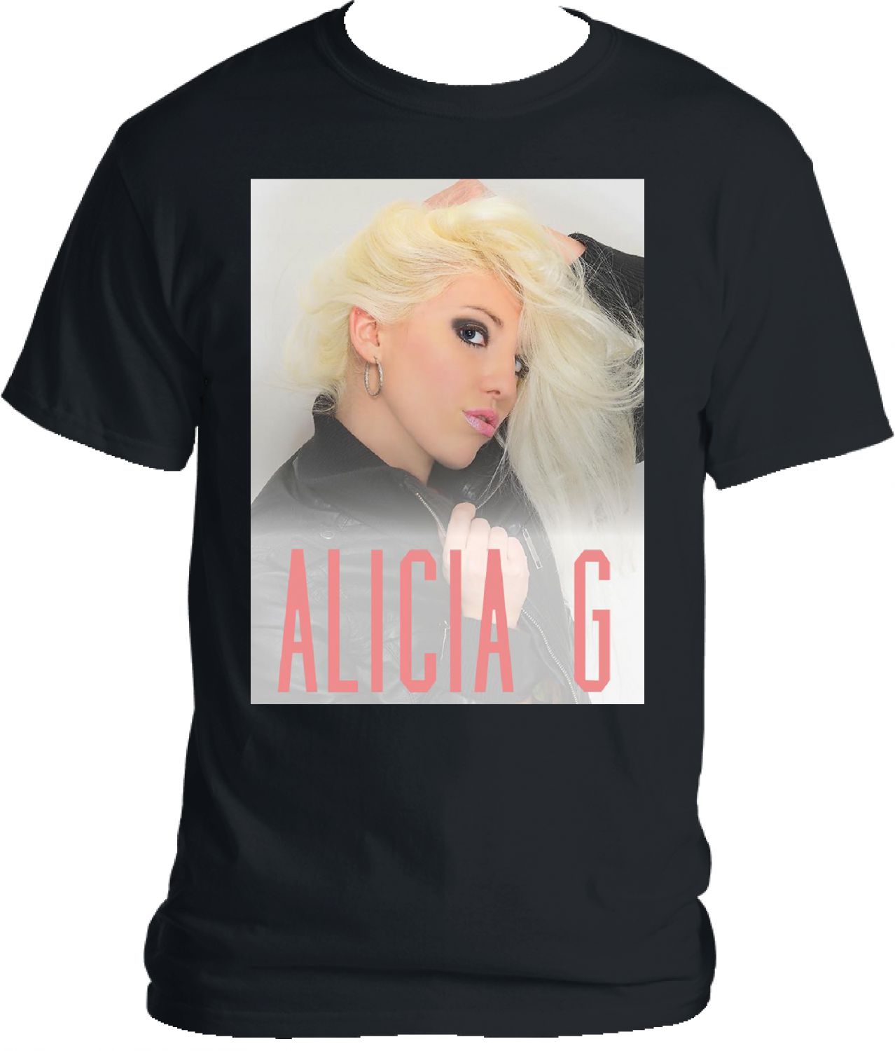 Alicia G Black Photo T-shirt