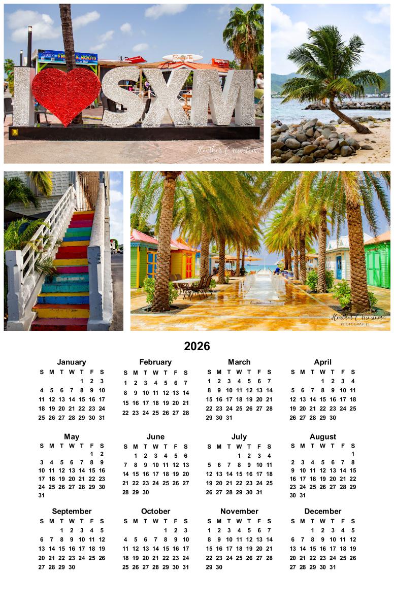 SXM 2026 Poster Calendar