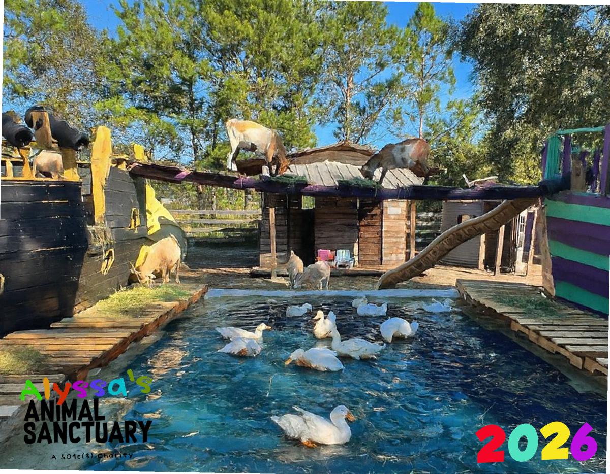 Alyssa's Animal Sanctuary 2026 Calendar