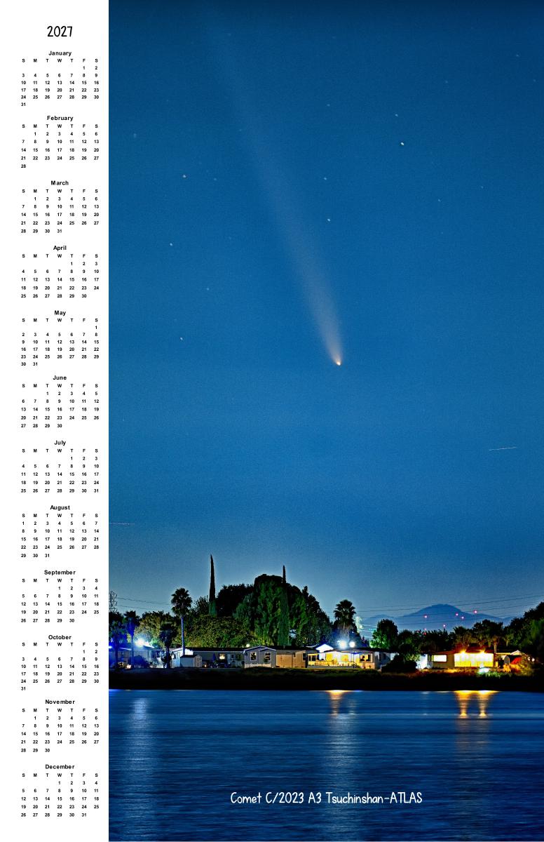 Comet C2023 A3 - Tsuchinshan-ATLAS Calendar 2027
