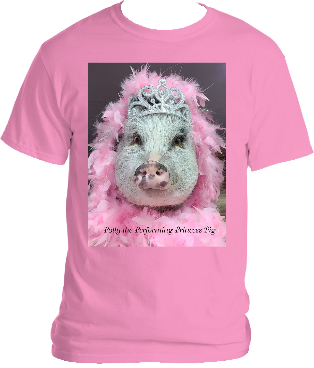 Polly the Performing Princess Pig t shirt