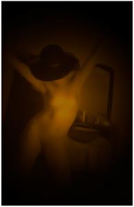 Nude in Sepia Poster