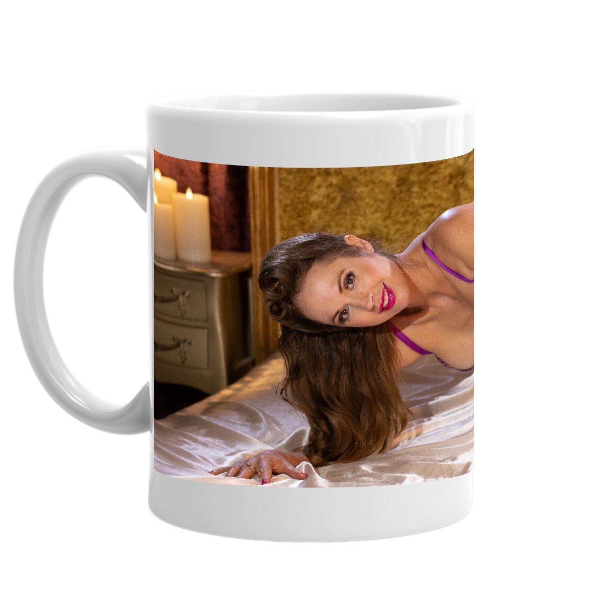 Vintage Pinup Colored Coffee Mug