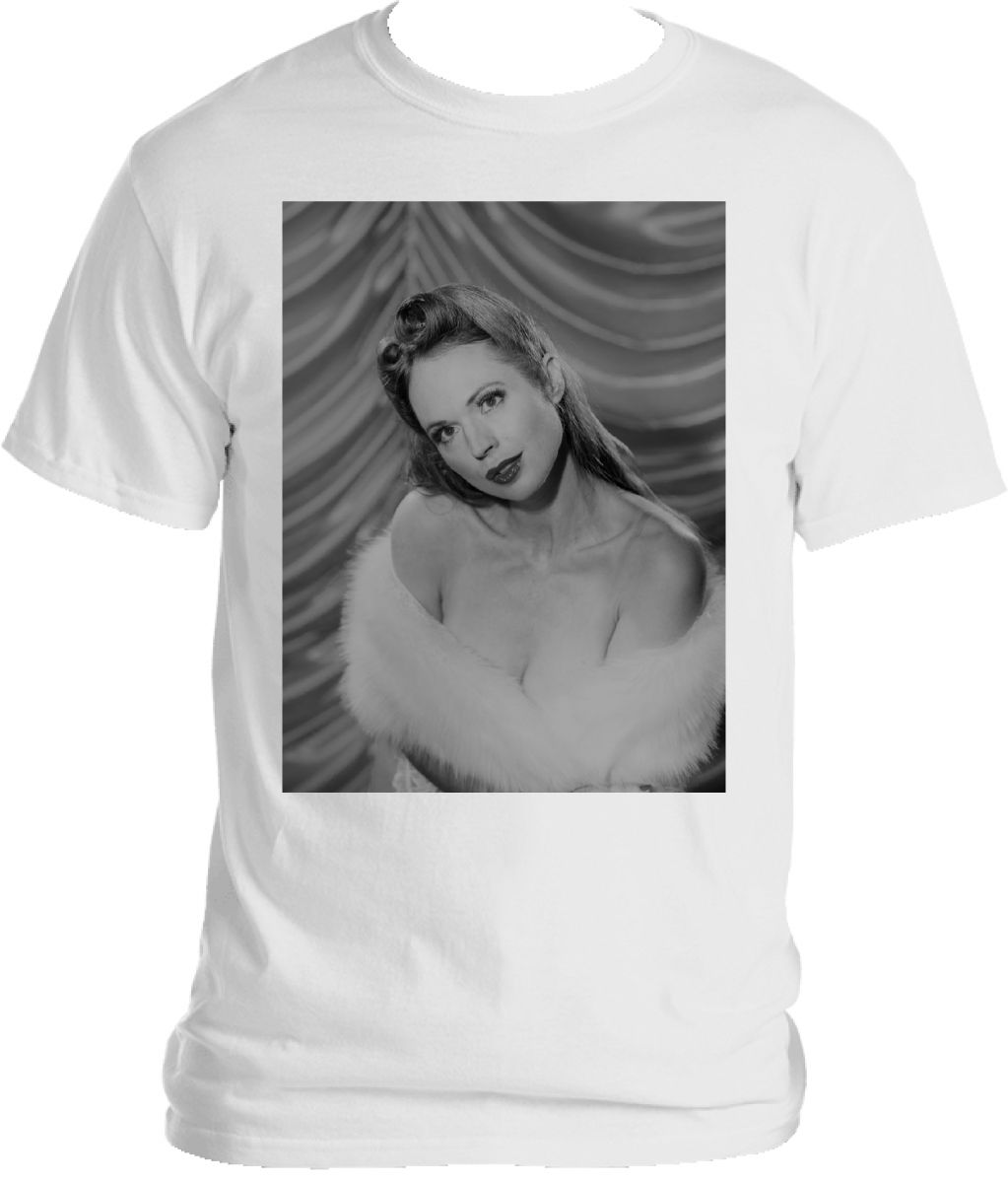 Black White Pinup Classic Tshirt