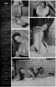 Black and White Pinup Poster Calendar