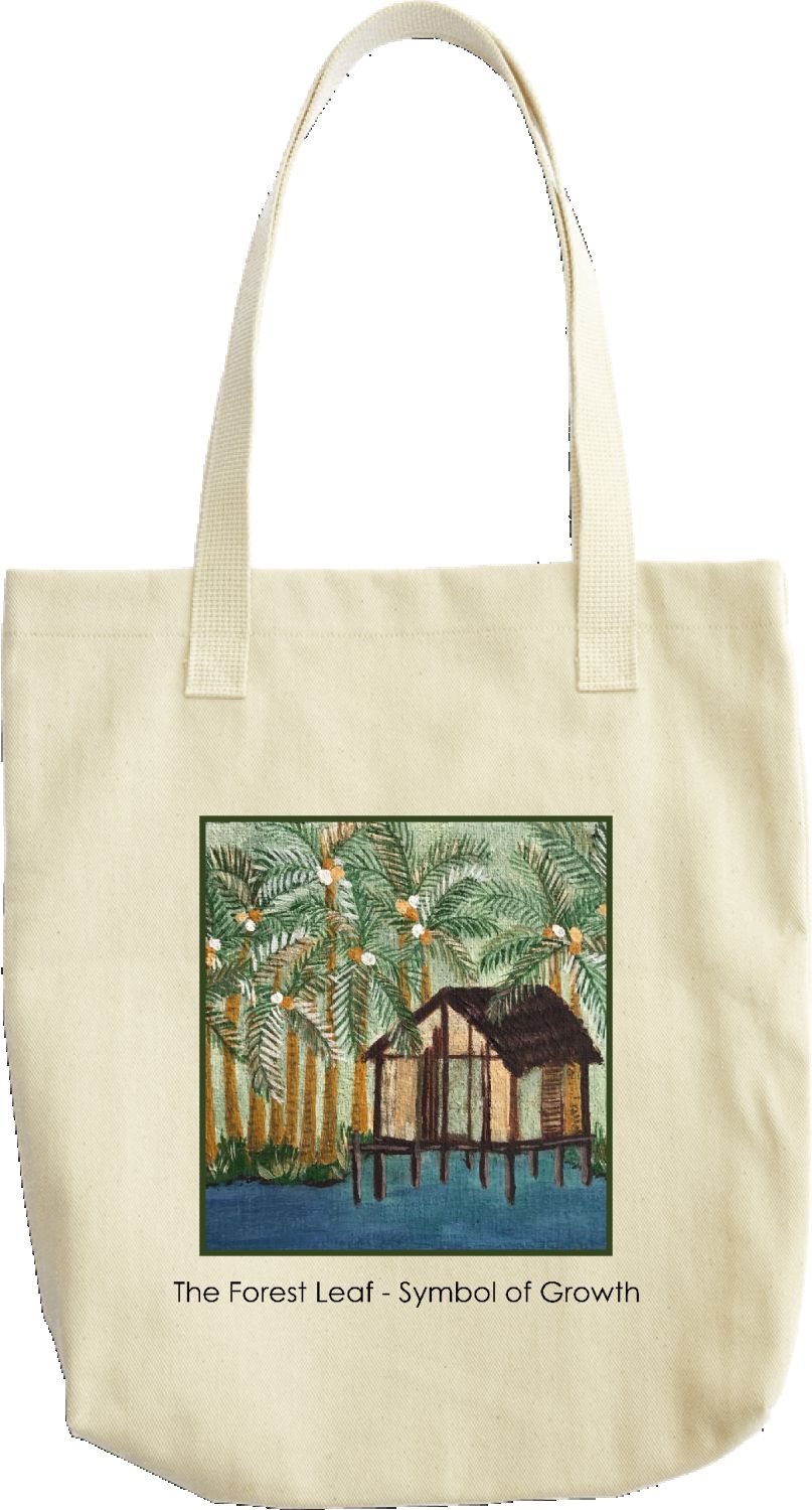 Amazon Rainforest River House Tote