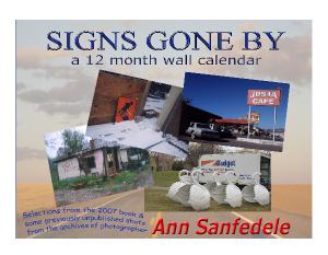 Signs Gone By Wall calendar