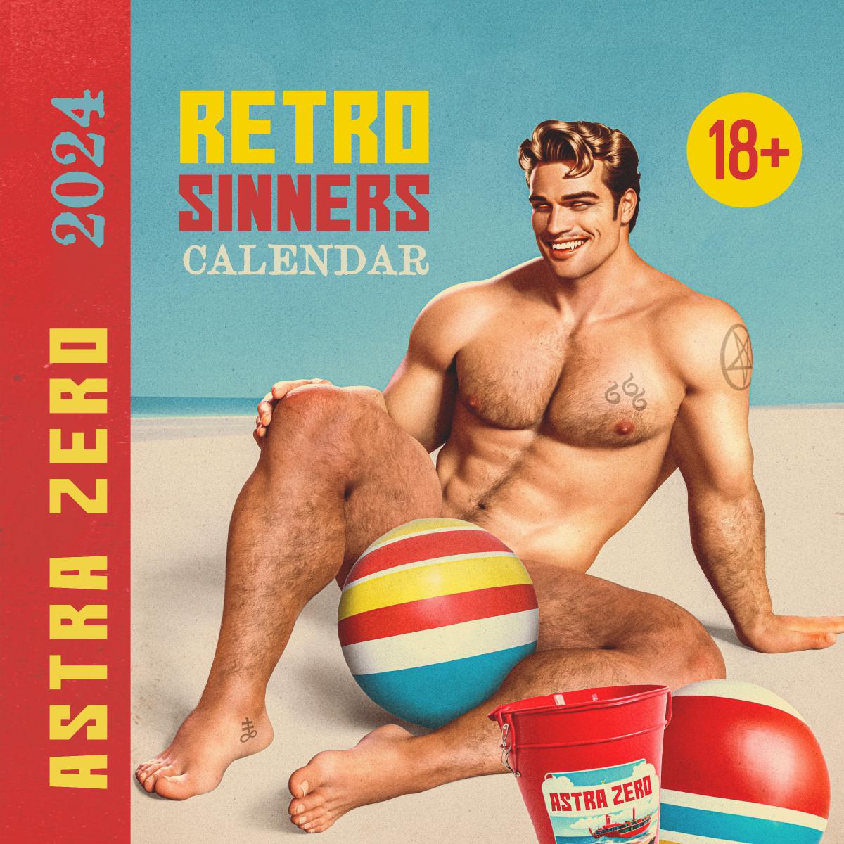 Astra Zero: RETRO SINNERS 2024 Calendar