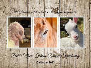 Bella View Farm Animal Sanctuary 20223 Calendar