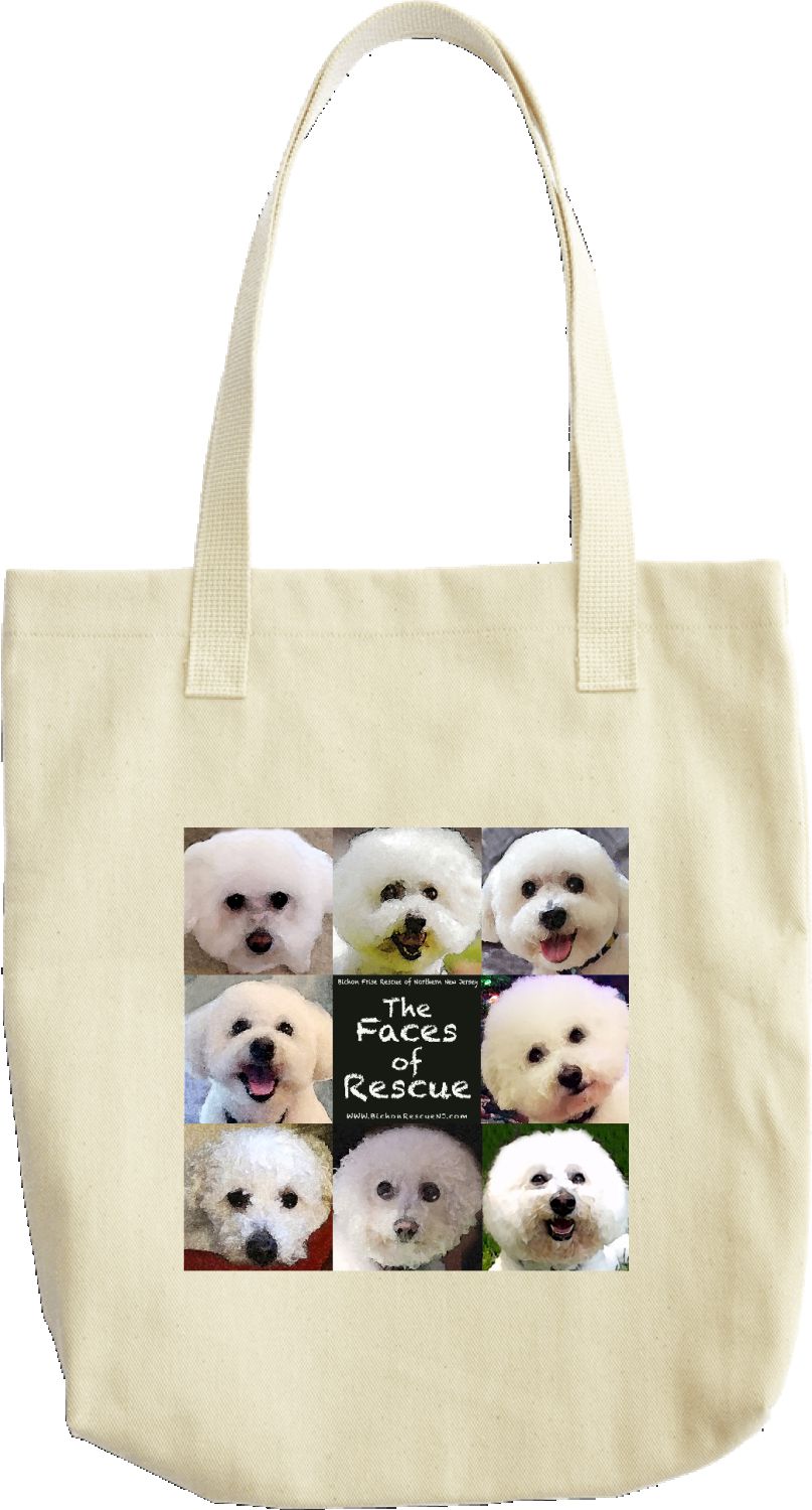 Bichon Frise Rescue of Northern NJ Tote Bag