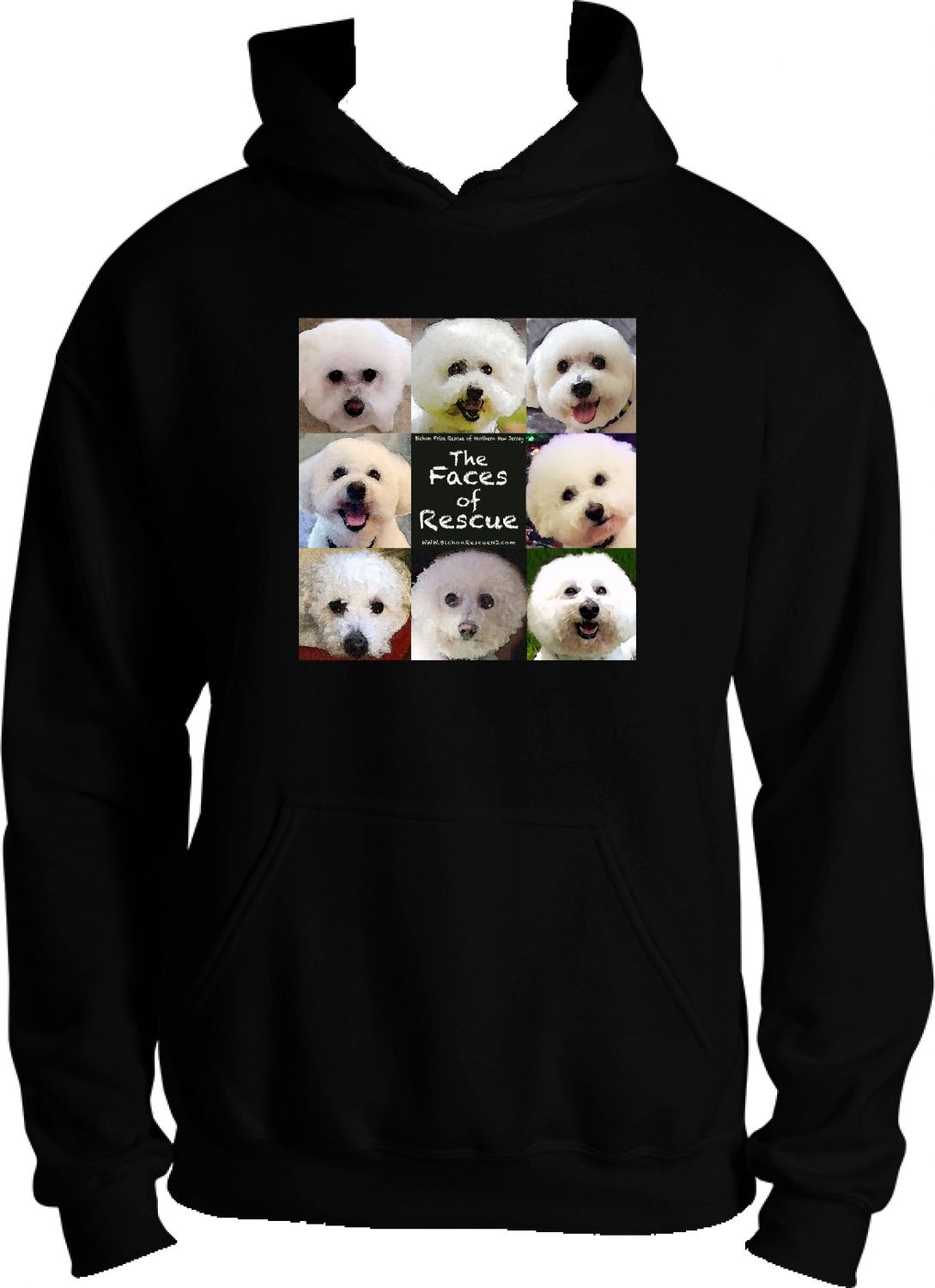 Bichon Frise Rescue of Northern New Jersey Hoodie