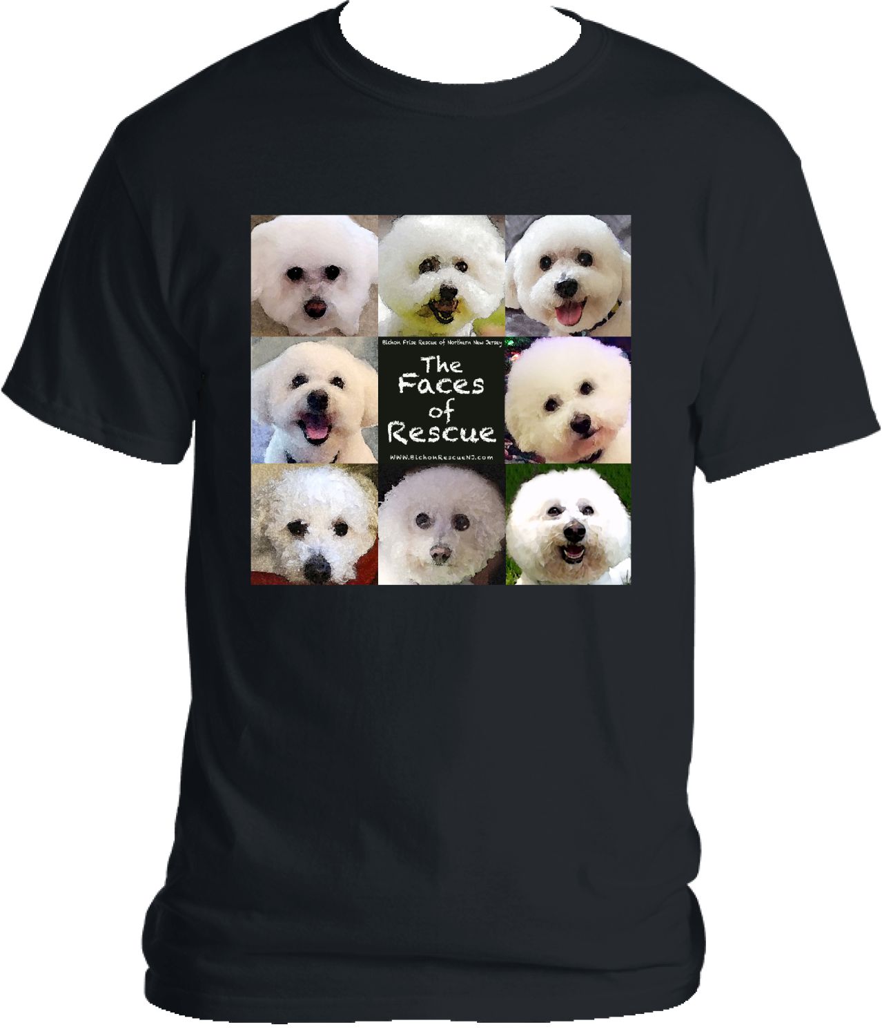 Bichon Frise Rescue of Northern NJ Tee Shirt