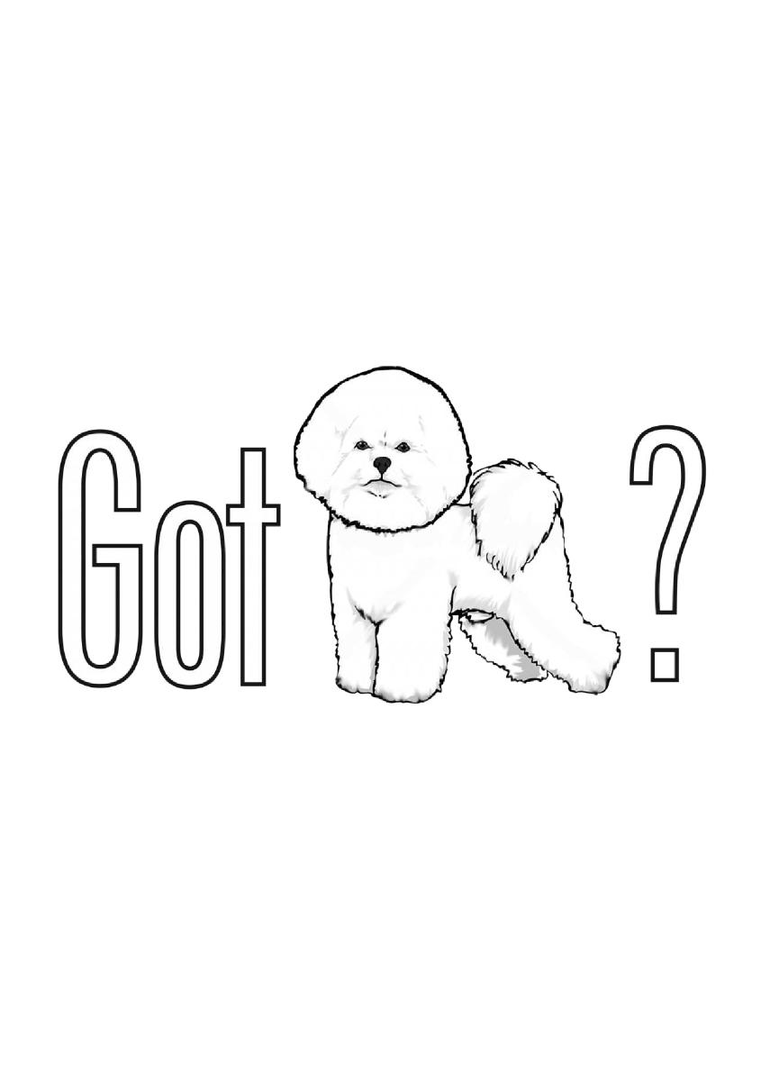 Got Bichon? Greeting Card (blank inside)