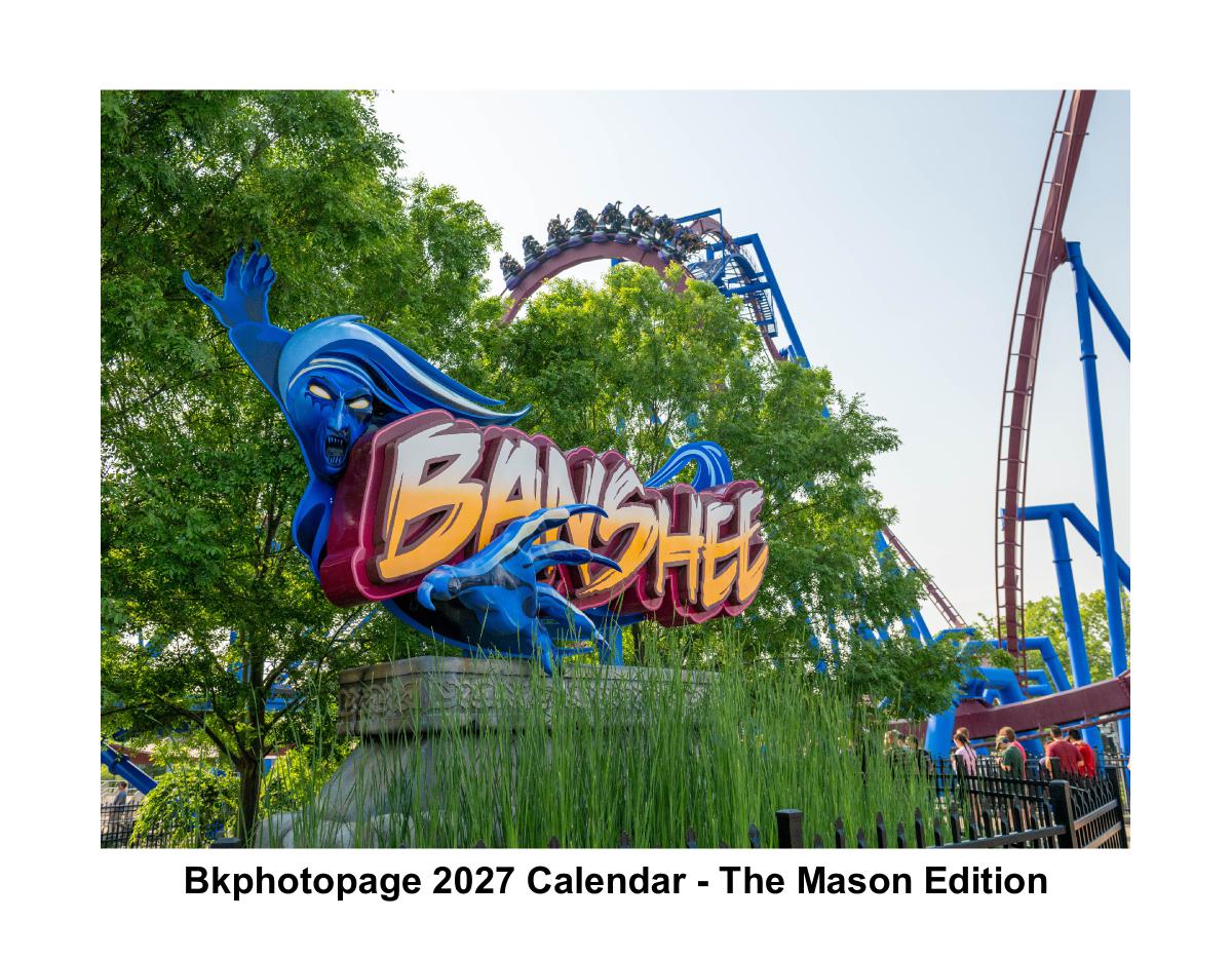 Bkphotopage 2027 Calendar - The Mason Edition