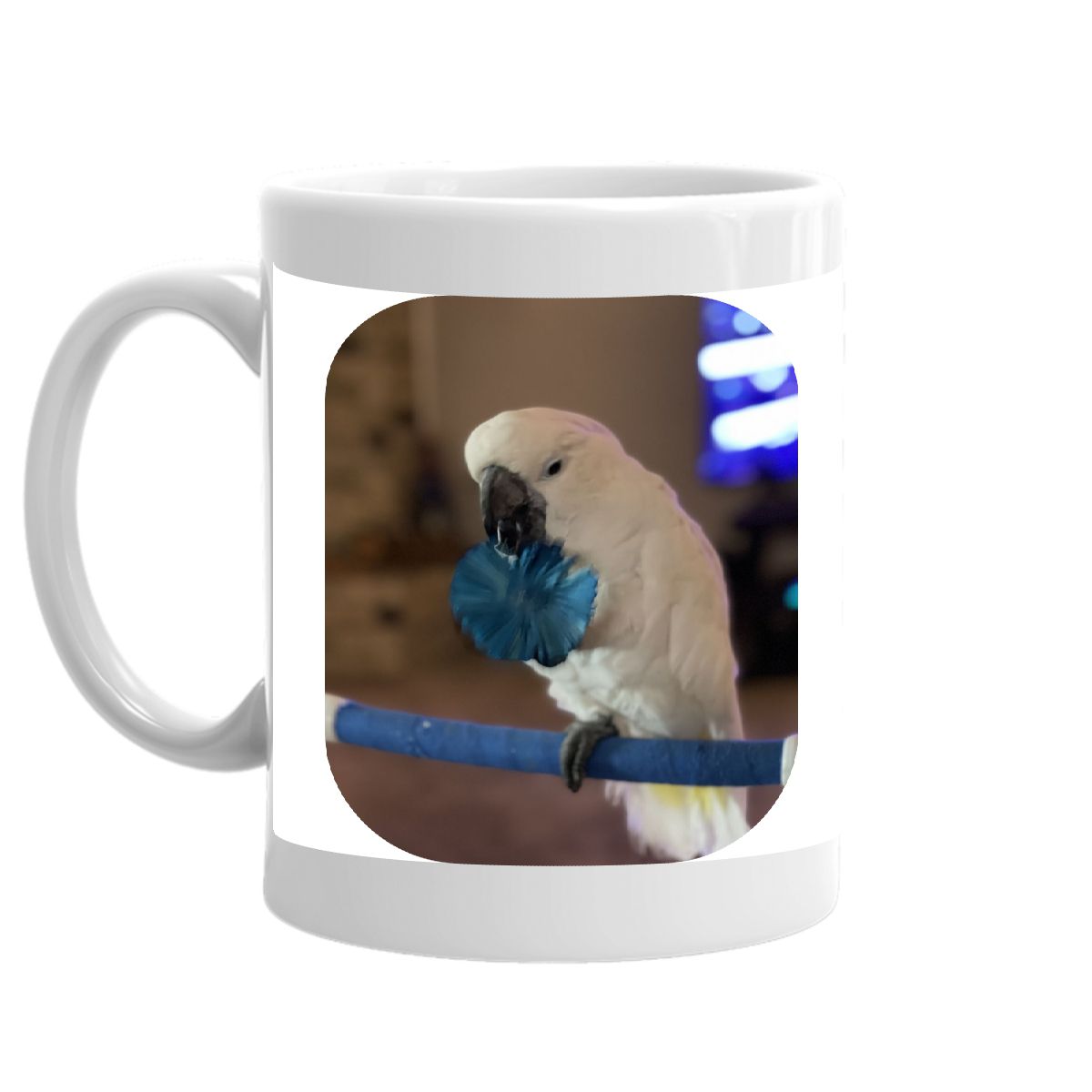 Bon Bon the Cockatoo Morning Mug