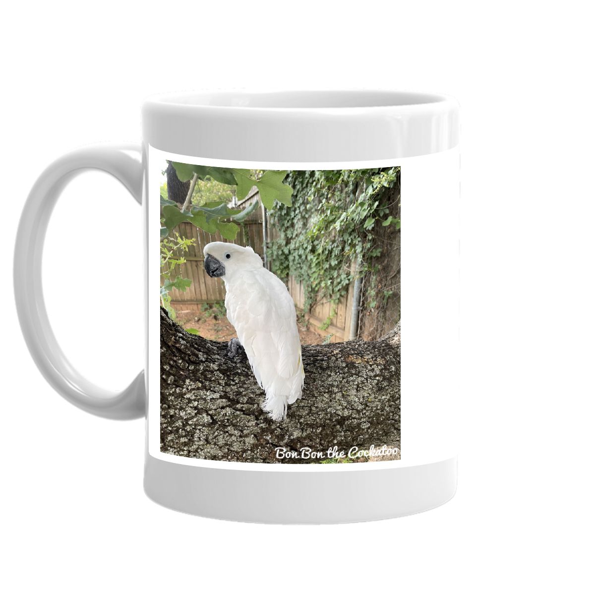Bon Bon the Cockatoo Coffee Mug2