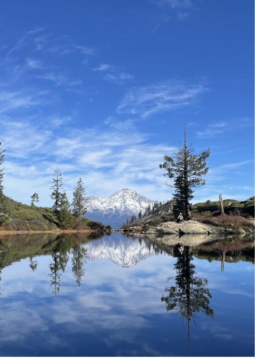 Heart Lake Greeting Card