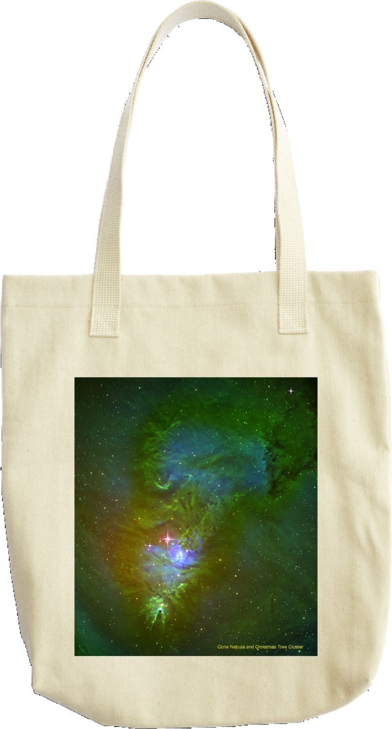 Christmas Tree Cluster Tote Bag