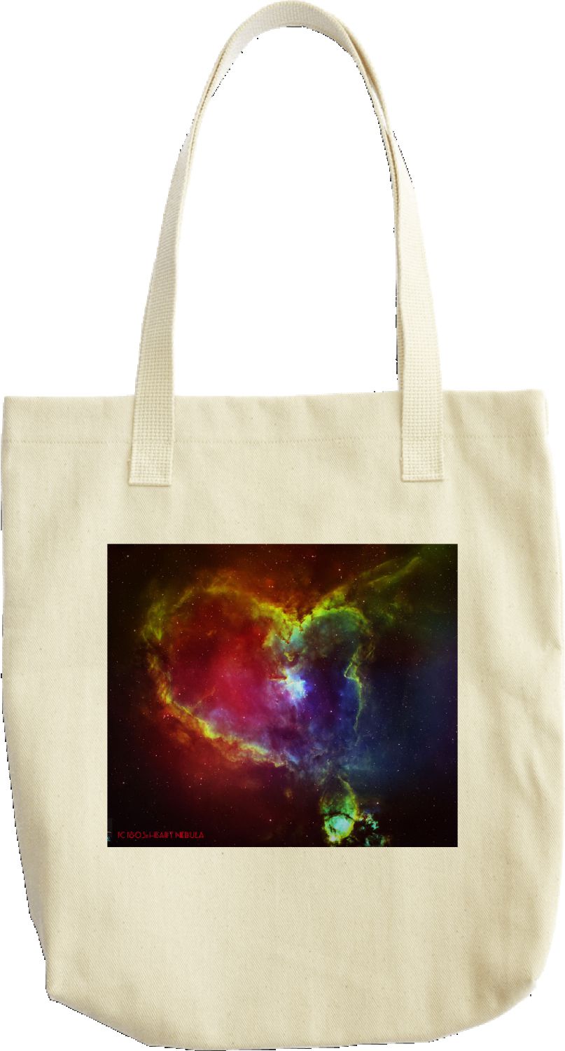 Heart Nebula Tote Bag