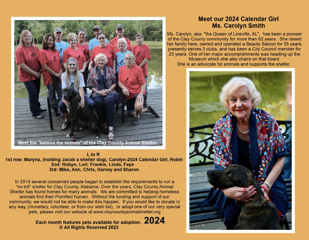 Clay County Animal Shelter Inc Store Create Photo Calendars