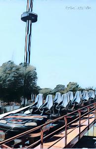 Intimidator Train 11x17 Photo Poster