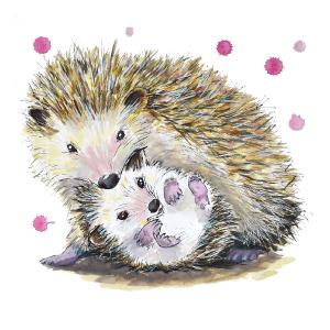 Mum Hedgehog and Hoglet