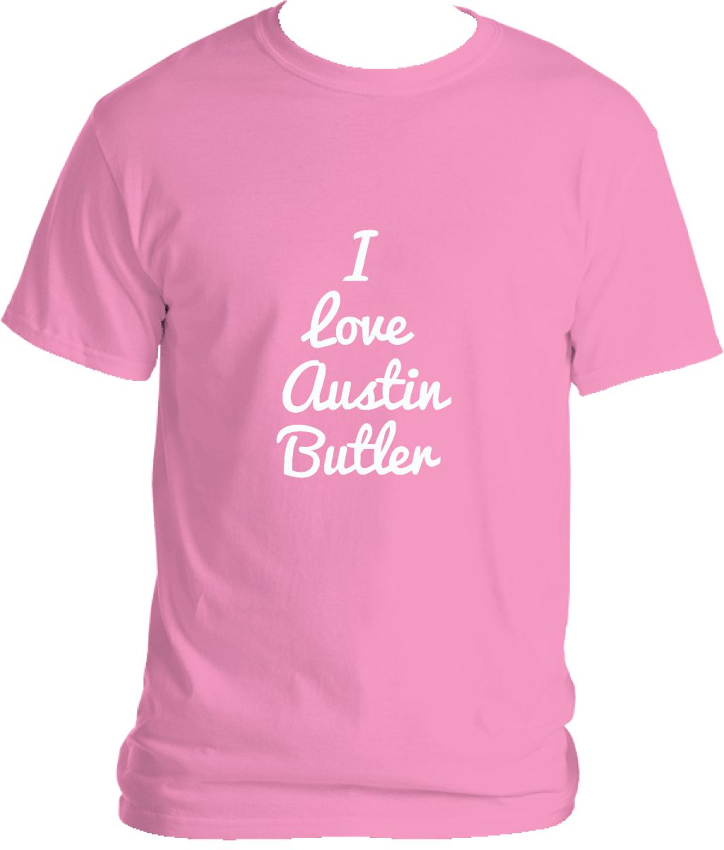 I Love Austin Butler Shirt (pink)