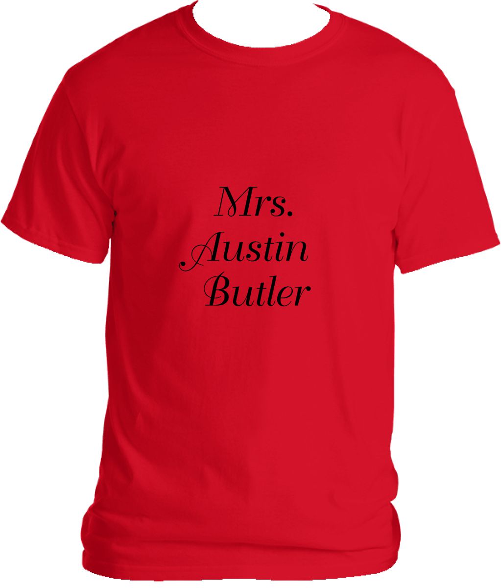 Mrs. Austin Butler Shirt Red