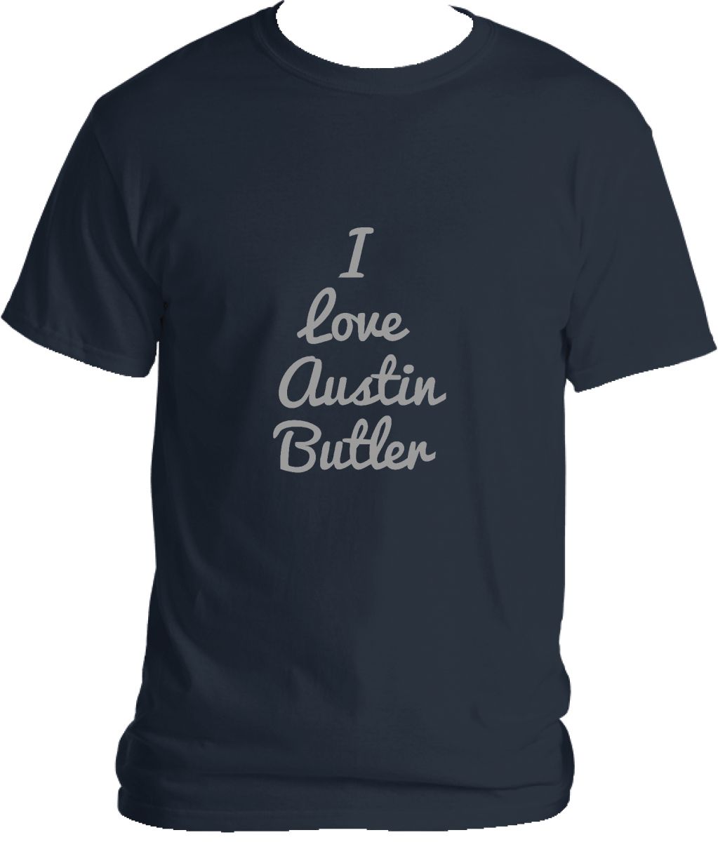 I Love Austin Butler Shirt (navy blue)