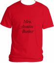 Mrs. Austin Butler Shirt Red