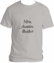 Mrs. Austin Butler Shirt Grey