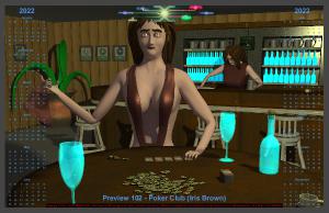 A102 - Poker Club: Iris Brown (Poster H1)