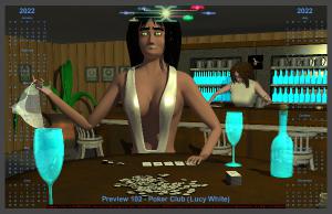 A102 - Poker Club: Lucy White (Poster H1)