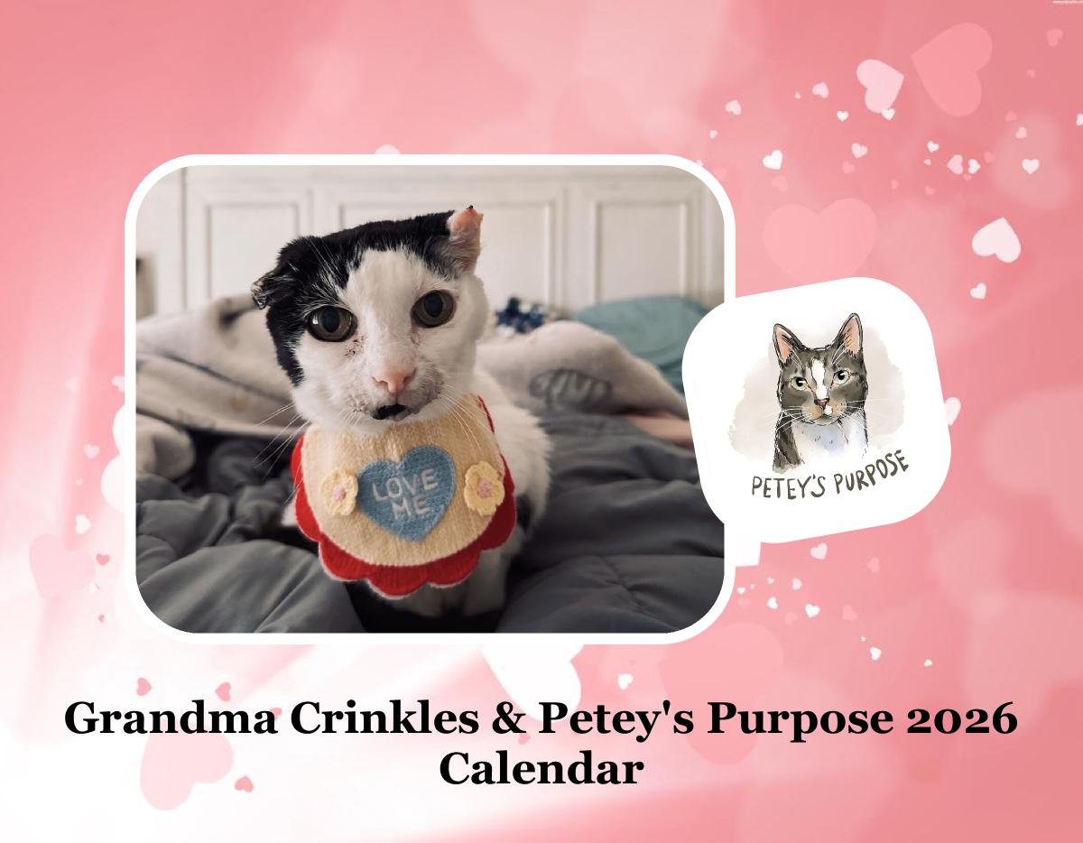 Grandma Crinkles & Petey's Purpose 2026 Calendar
