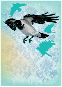 Hooded Crows Art Card 2
