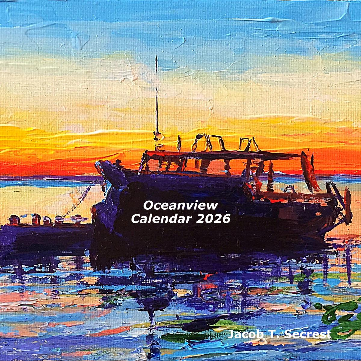 2026 Oceanview Calendar 12x12