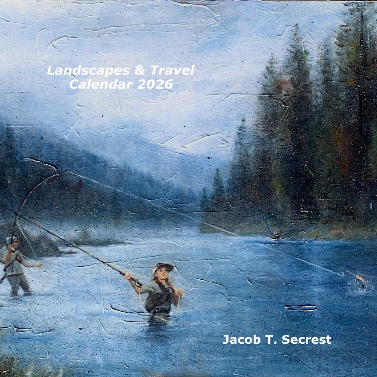 Landscapes & Travel 2026 Calendar - 12x12