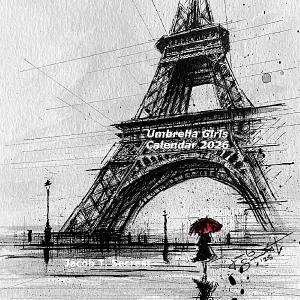 Umbrella Girls 2026 Calendar 12x12