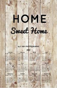 015 2022 Farmhouse Wood Poster Calendar