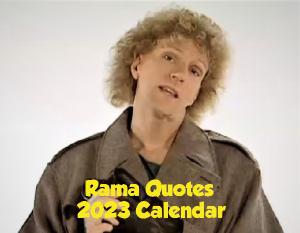 Rama Quotes 2023 Calendar