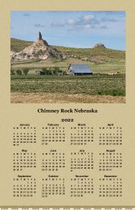 Chimney Rock in Nebraska Panhandle
