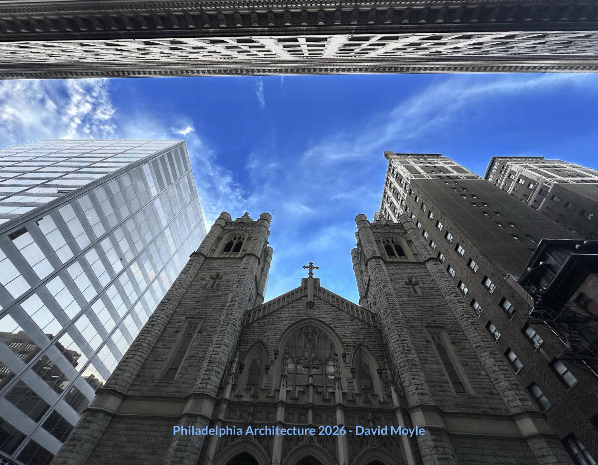 Philadelphia Architecture 2026 Wall Calendar