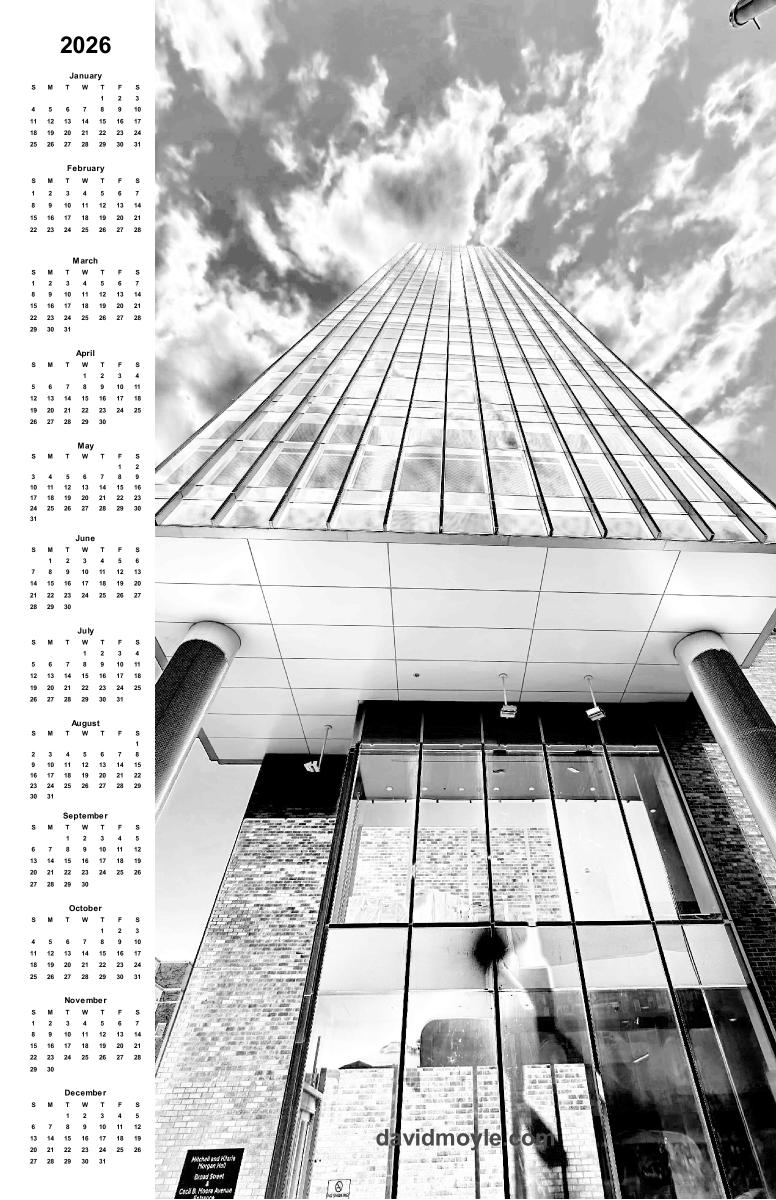 Abstract Architecture Calendar