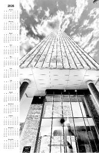 Abstract Architecture Calendar