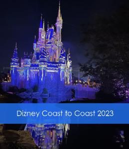 Disney Desk Calendar 2023 - Dizney Coast to Coast